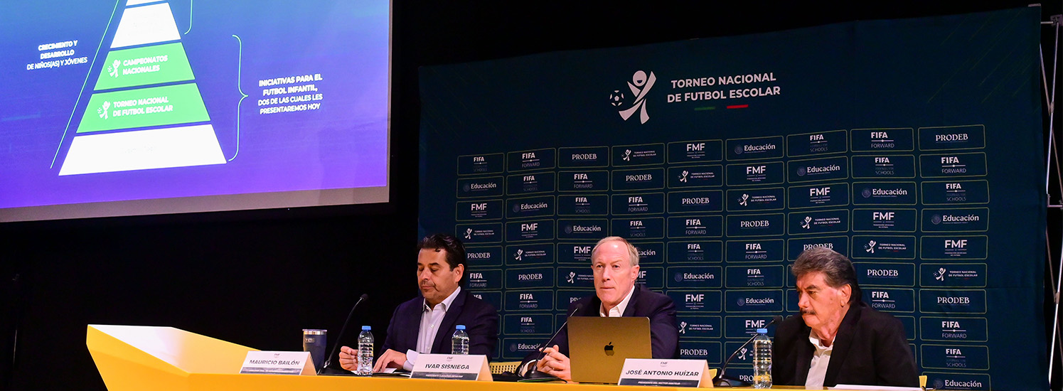 La FMF anuncia primer Torneo Nacional de Futbol Escolar