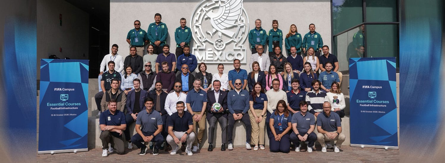 FIFA realiza en México el primer taller de infraestructura en América Latina